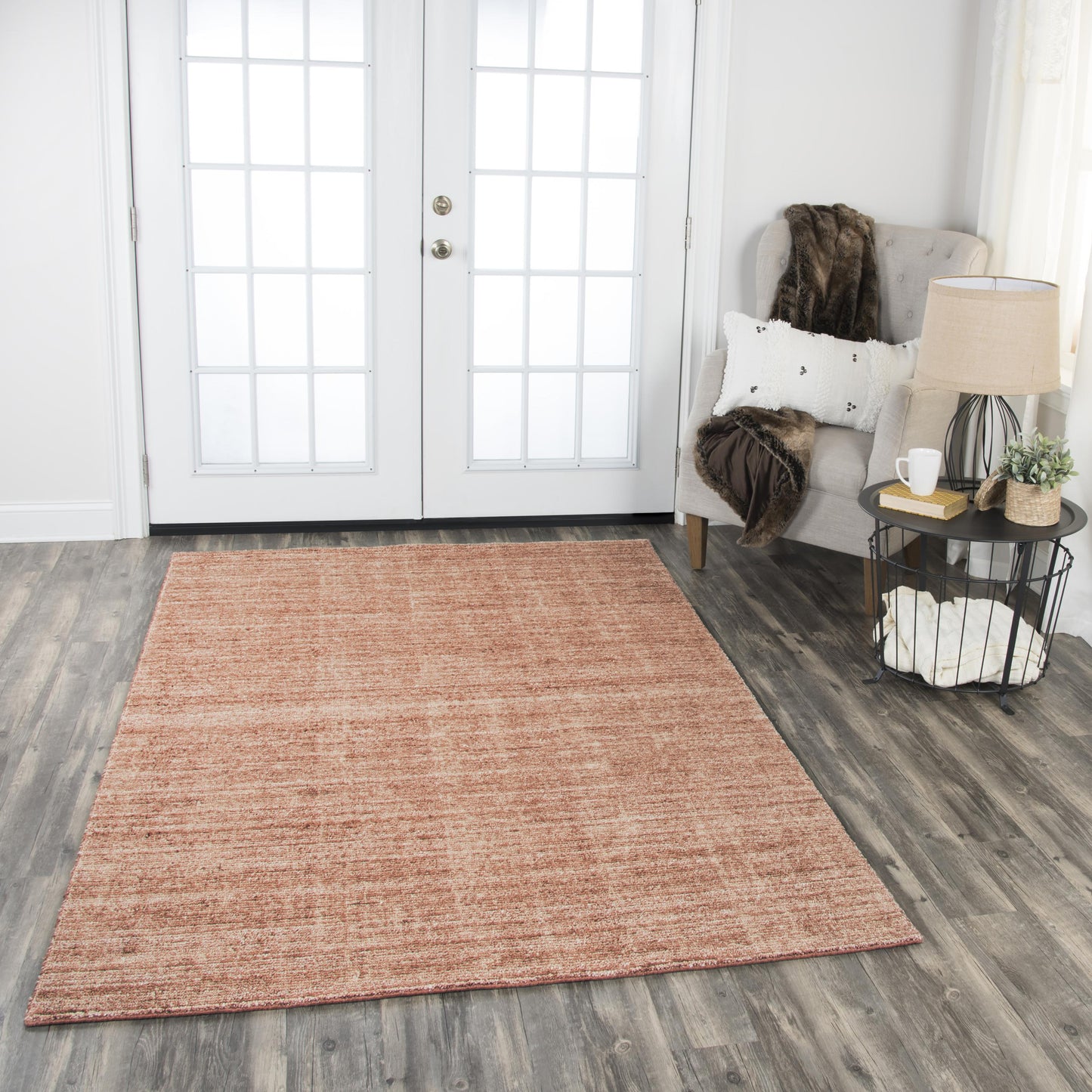 Grand Haven GH726A Terracotta Hand Loomed Rug - Rizzy