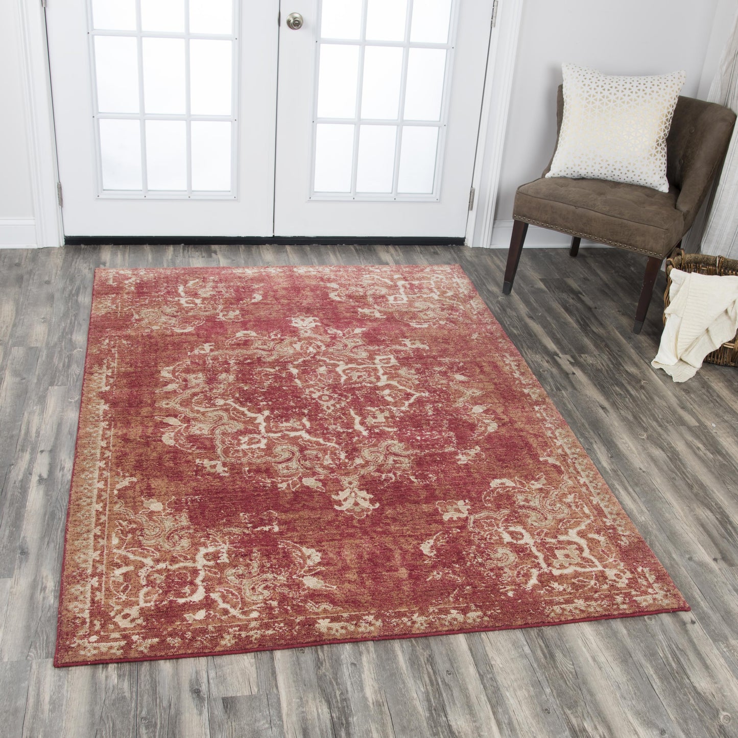 Gossamer GS6147 Red Hybrid Rug - Rizzy