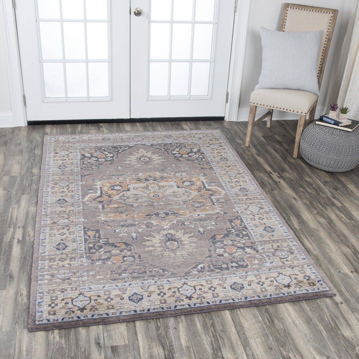 Gossamer GS6761 Gray Hybrid Rug - Rizzy