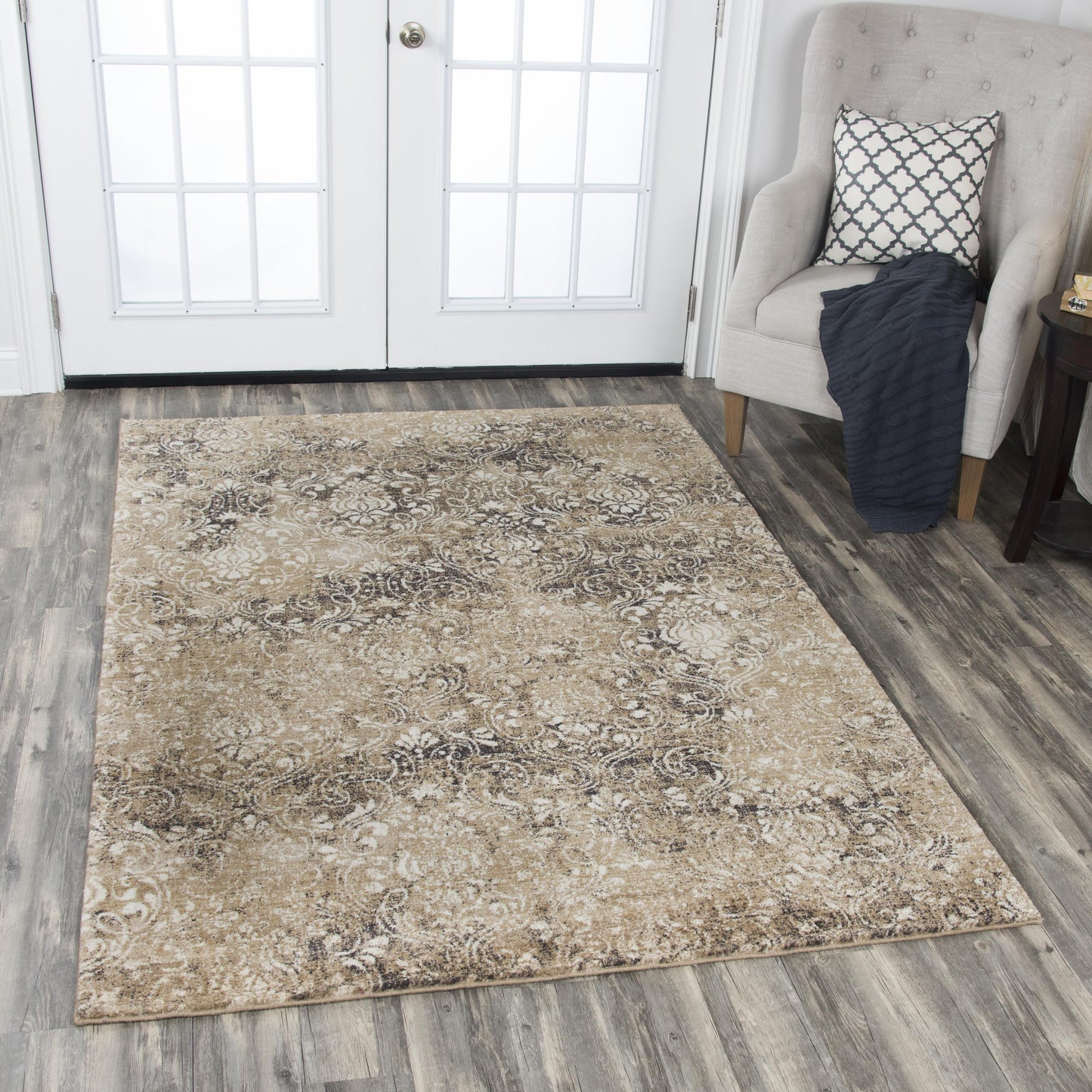 Gossamer GS6781 Gold Hybrid Rug - Rizzy