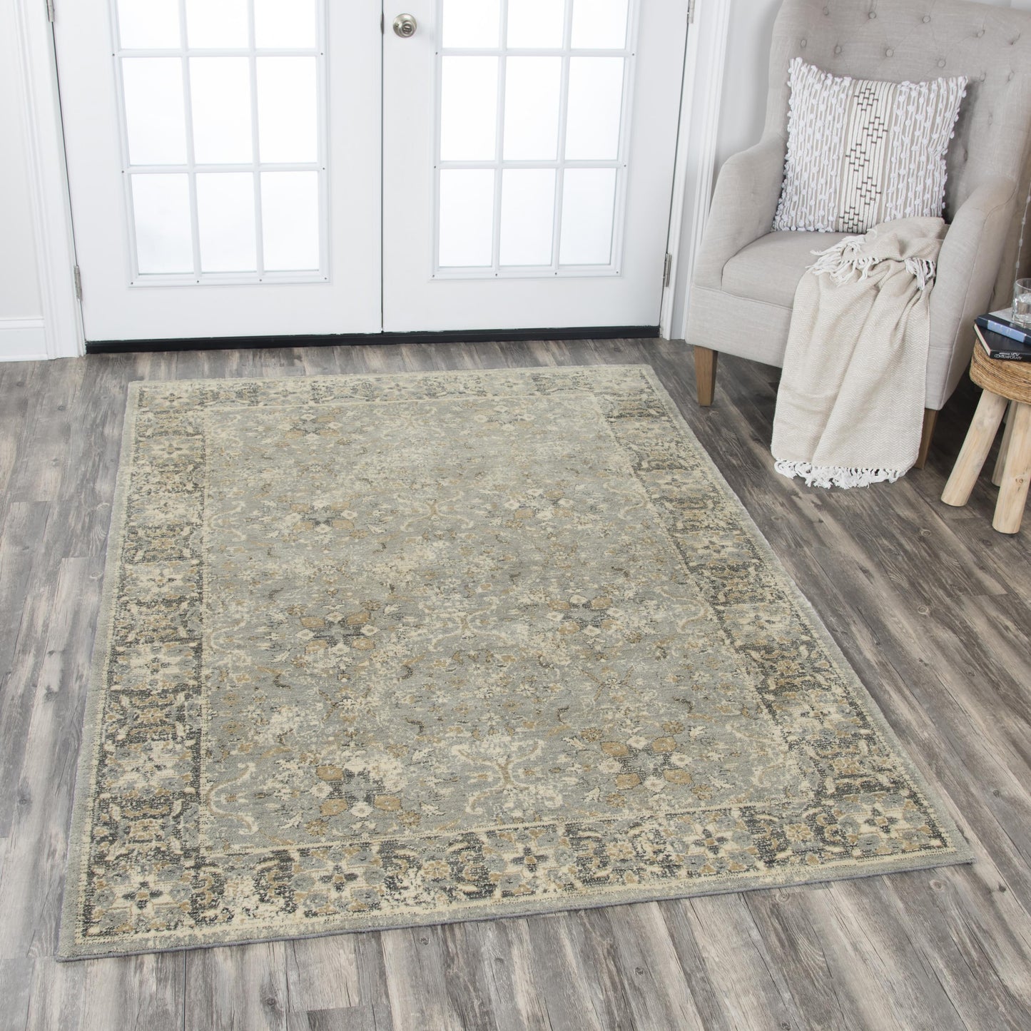 Gossamer GS6796 Gray Hybrid Rug - Rizzy