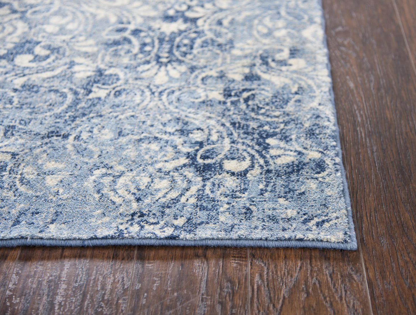 Gossamer GS6816 Medium Blue Hybrid Rug - Rizzy