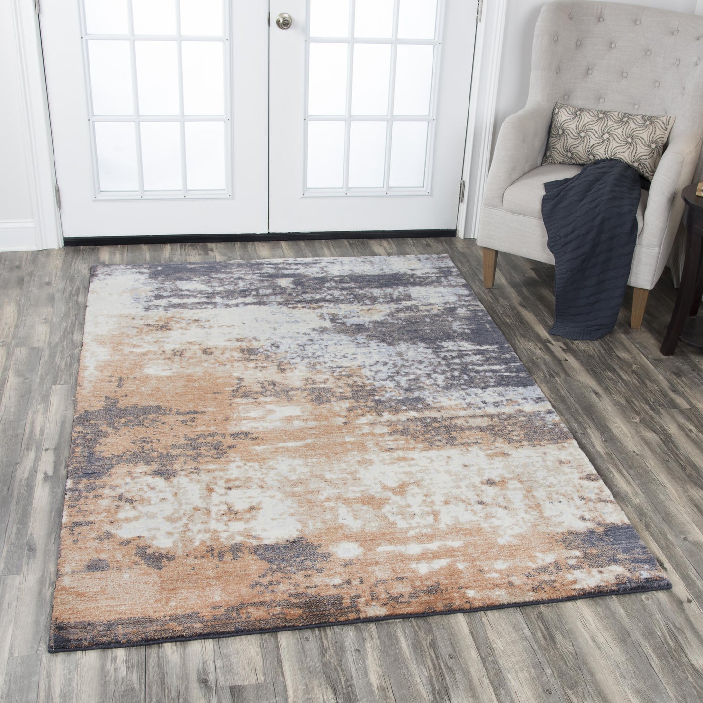 Gossamer GS6951 Rust Hybrid Rug - Rizzy