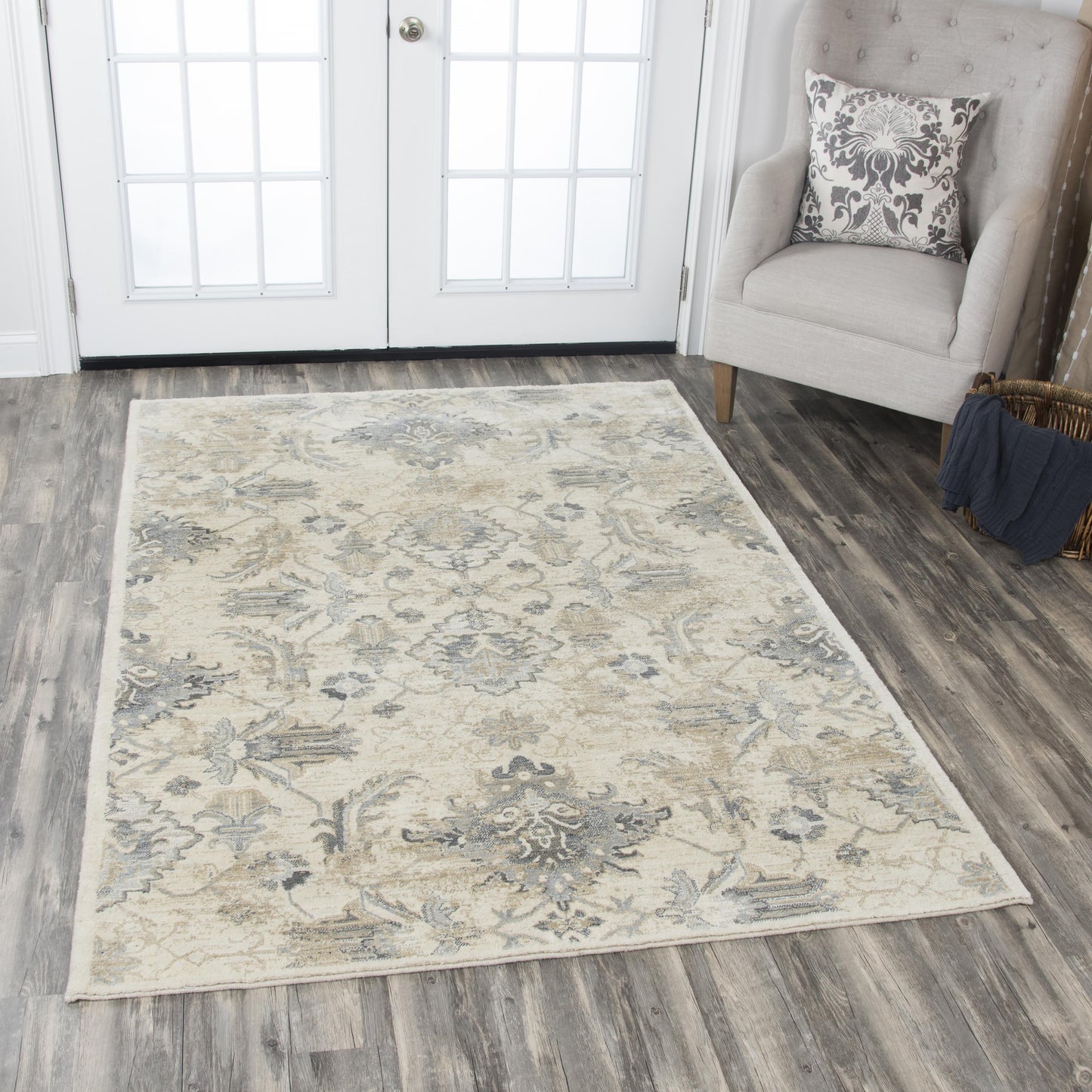 Gossamer GS7222 Beige Hybrid Rug - Rizzy