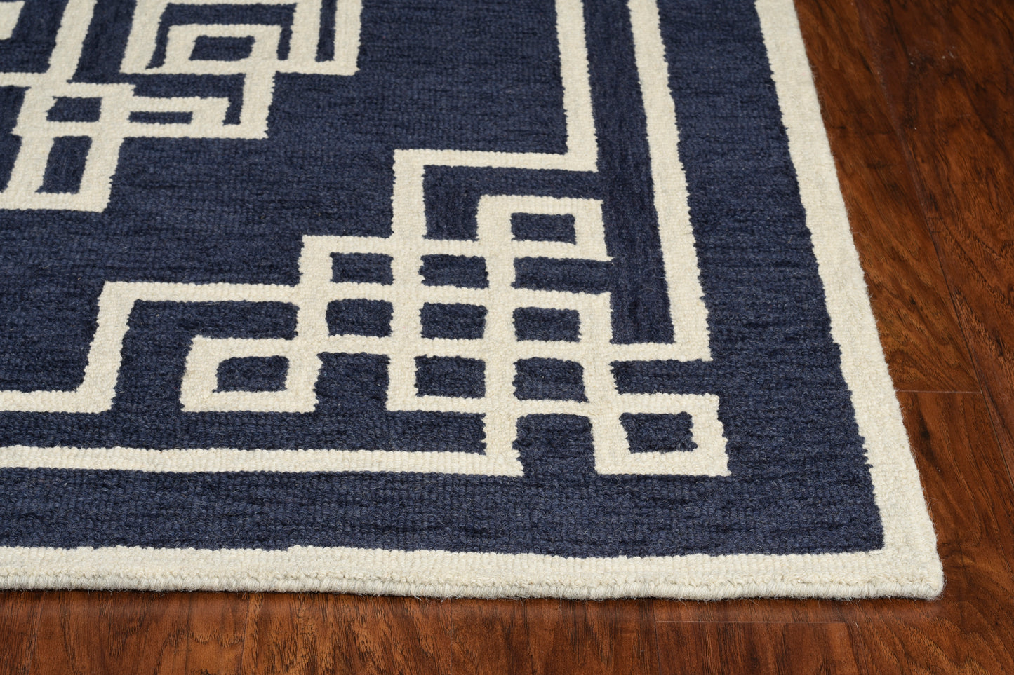 Gramercy 1613 Navy Ivory Maysville Hand Tufted Area Rug - Kas