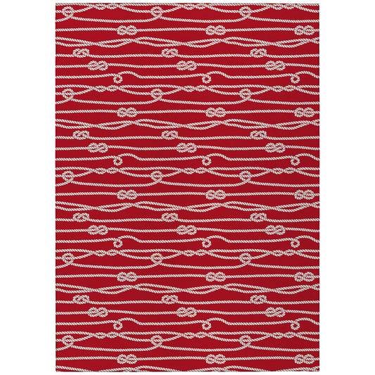 Indoor/Outdoor Harbor HA7 Red Washable