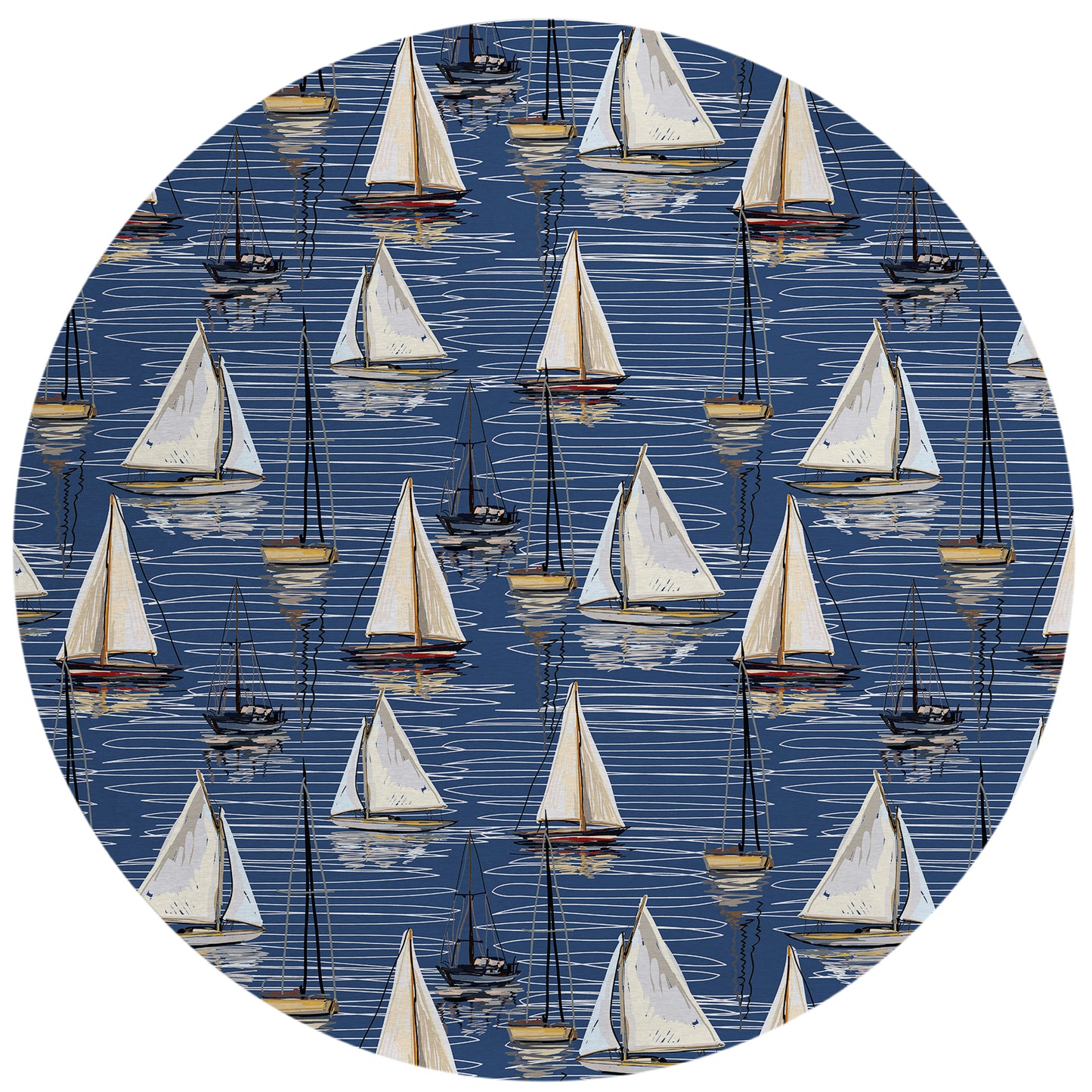 Indoor/Outdoor Harbor HA8 Navy Washable