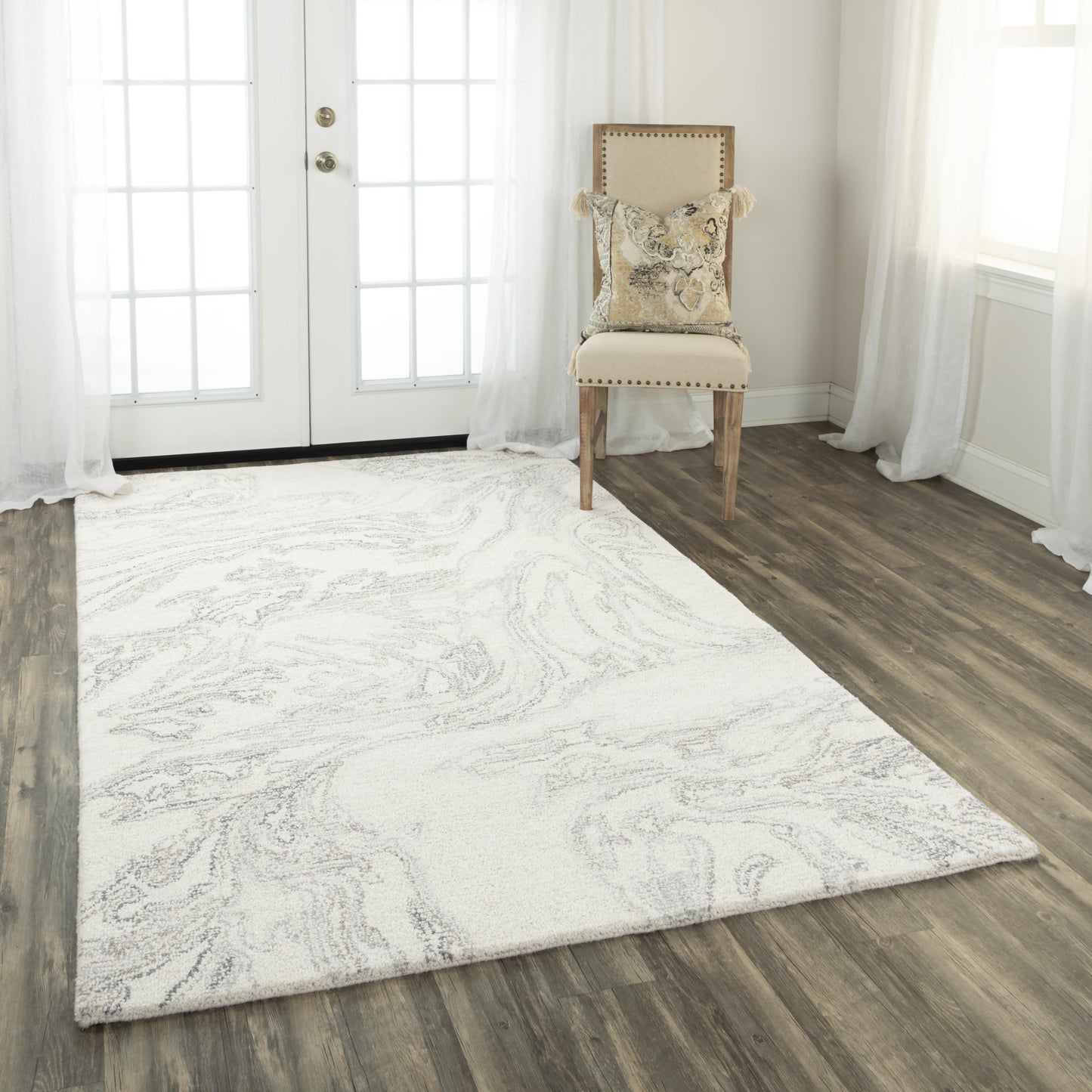 Harmony HMY974 Ivory Hand Tufted Rug - Rizzy