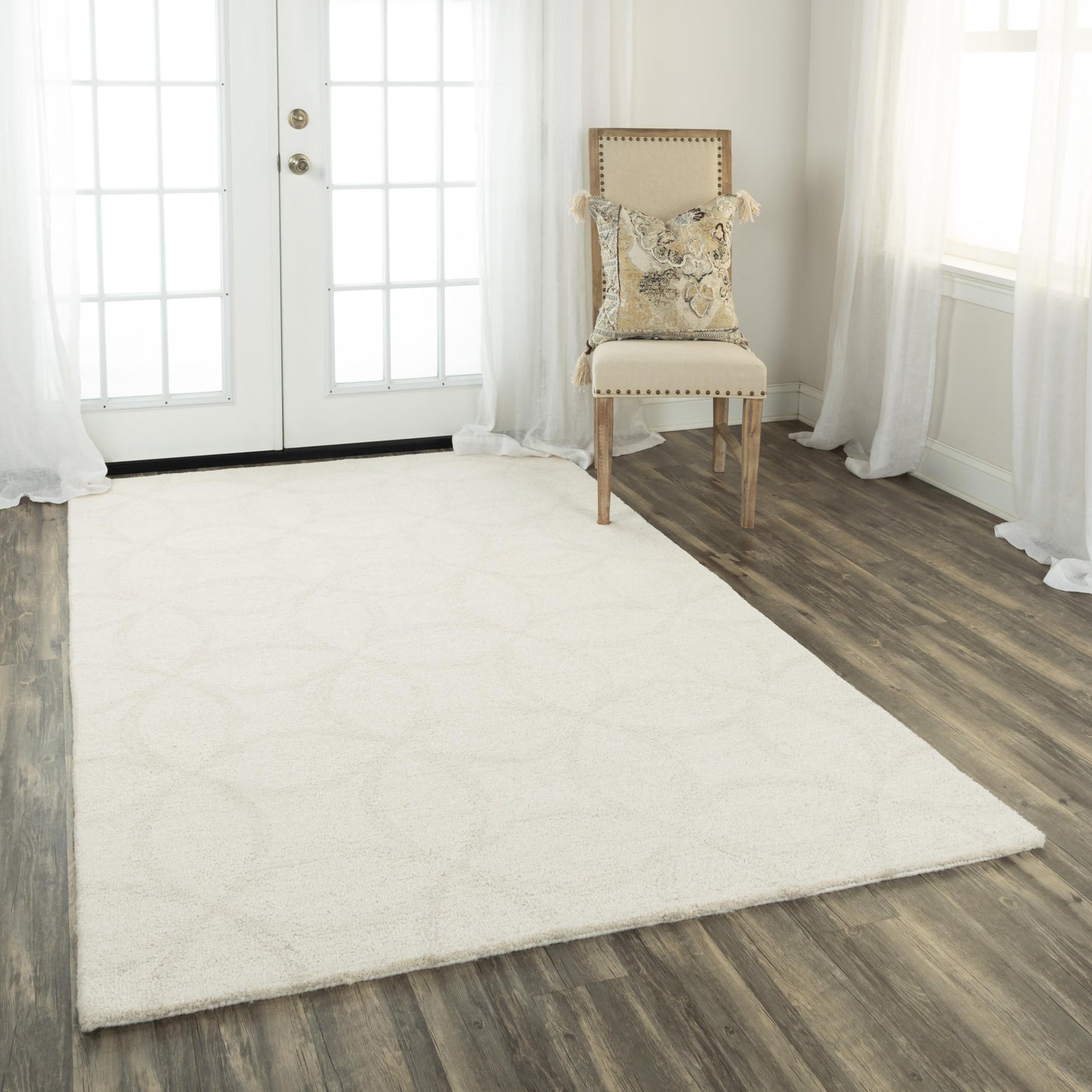 Harmony HMY976 Ivory Hand Tufted Rug - Rizzy