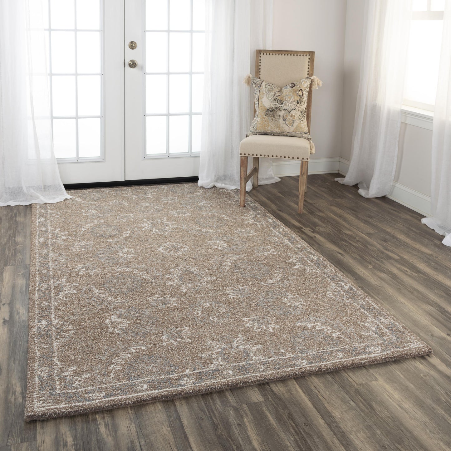 Harmony HMY981 Brown Hand Tufted Rug - Rizzy