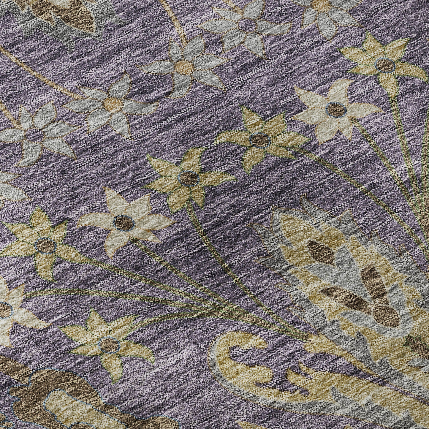 Luxury Washable Hatay HY6 Purple