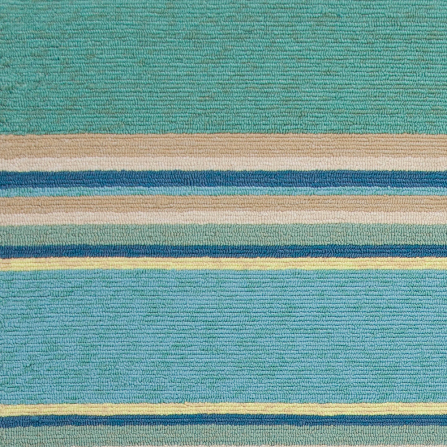 Harbor 4230 Ocean Stripes Hand Hooked Performance Area Rug - Kas