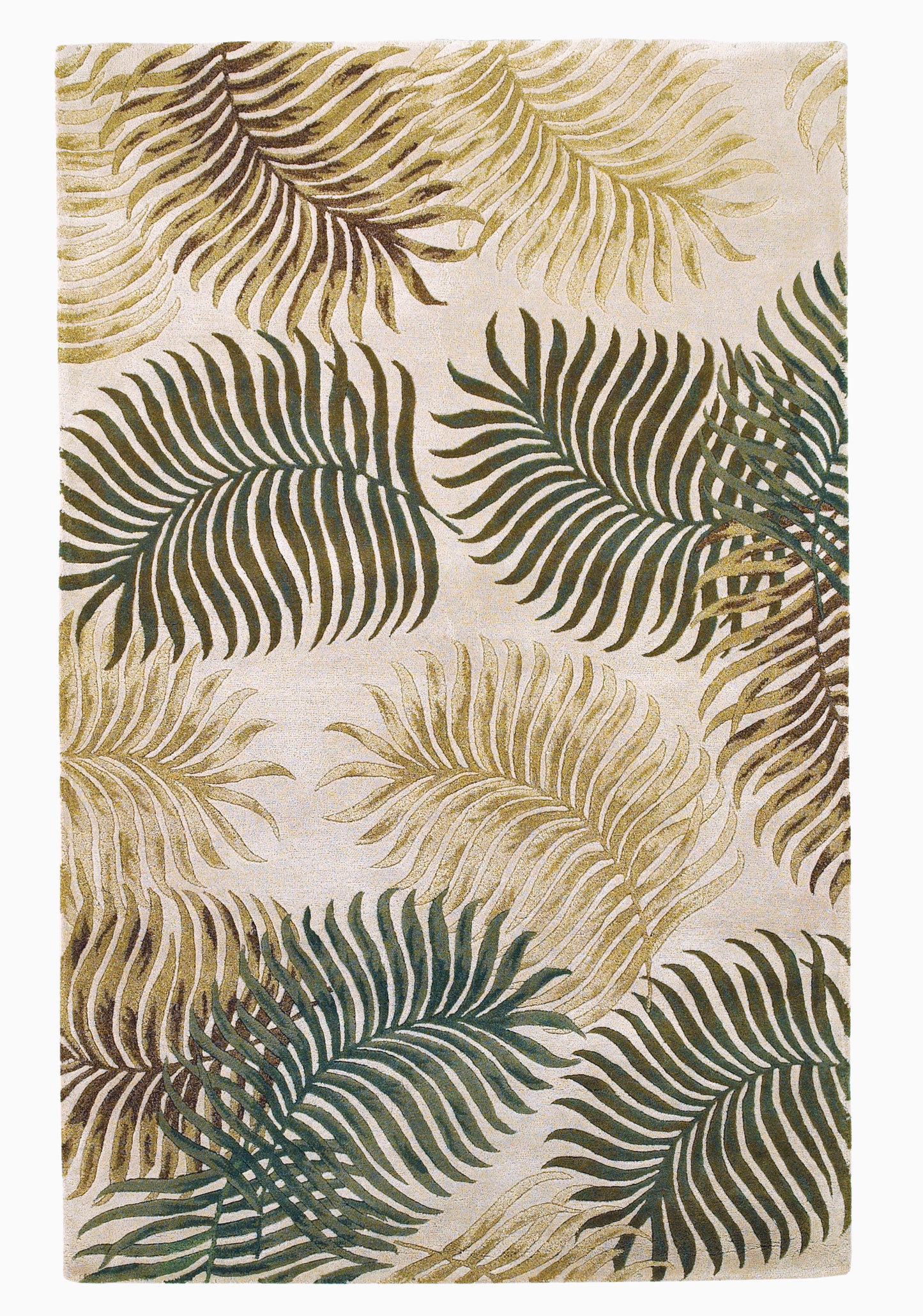 Havana 2622 Natural Fern View Hand Tufted Area Rug - Kas