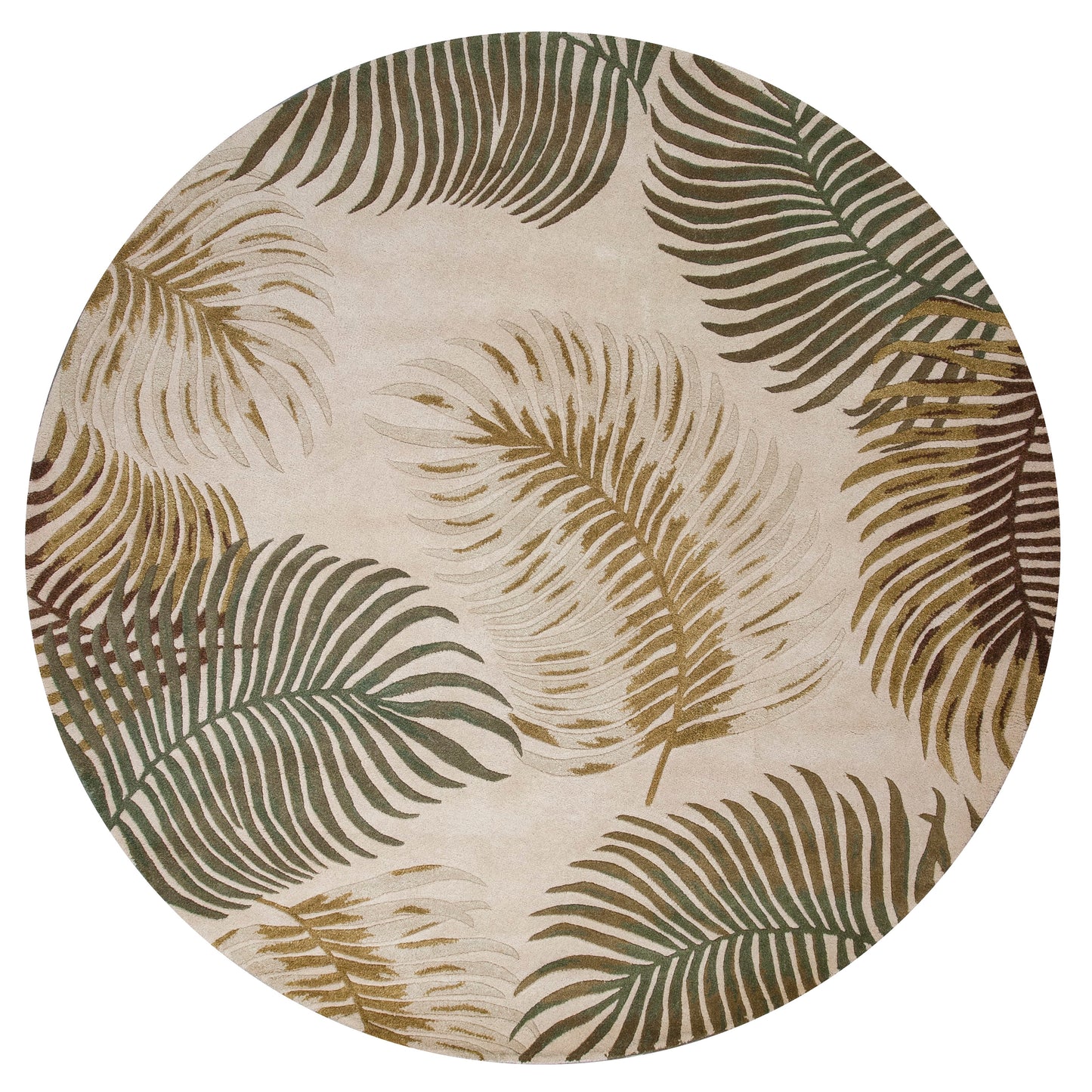 Havana 2622 Natural Fern View Hand Tufted Area Rug - Kas