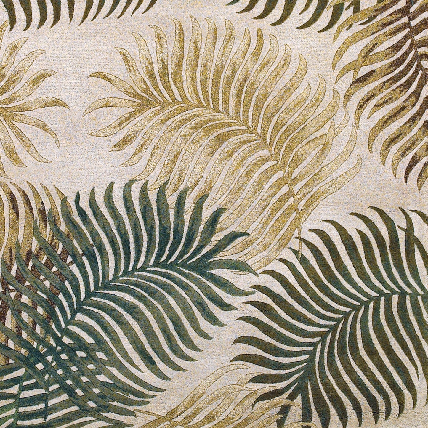 Havana 2622 Natural Fern View Hand Tufted Area Rug - Kas