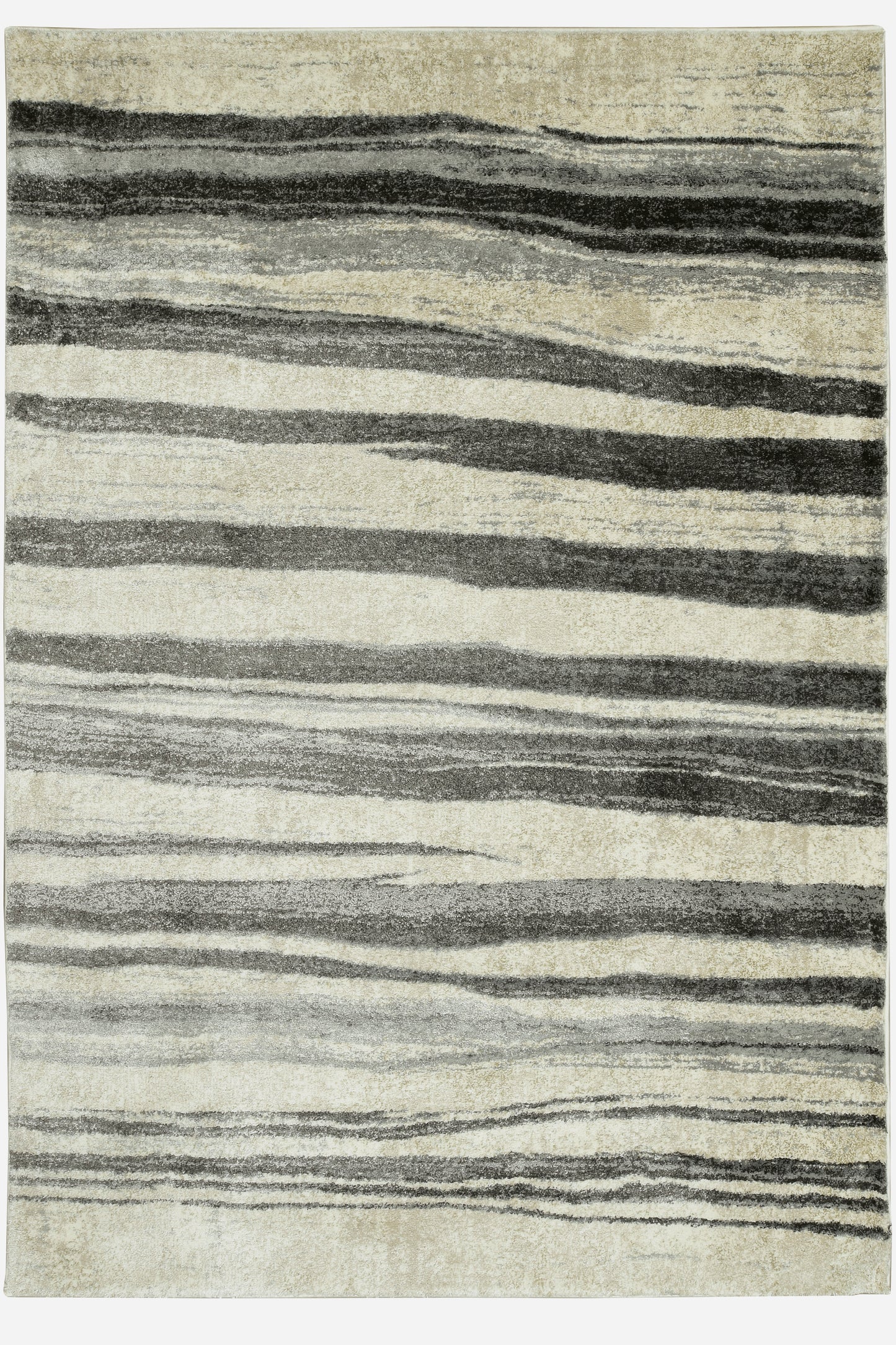 Hue 4717 Beige/Grey Landscapes Machine Woven Performance Area Rug - Kas