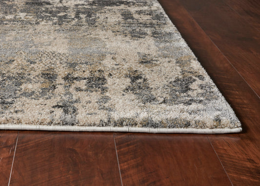 Hue 4755 Natural Tulum Machine Woven Performance Area Rug - Kas