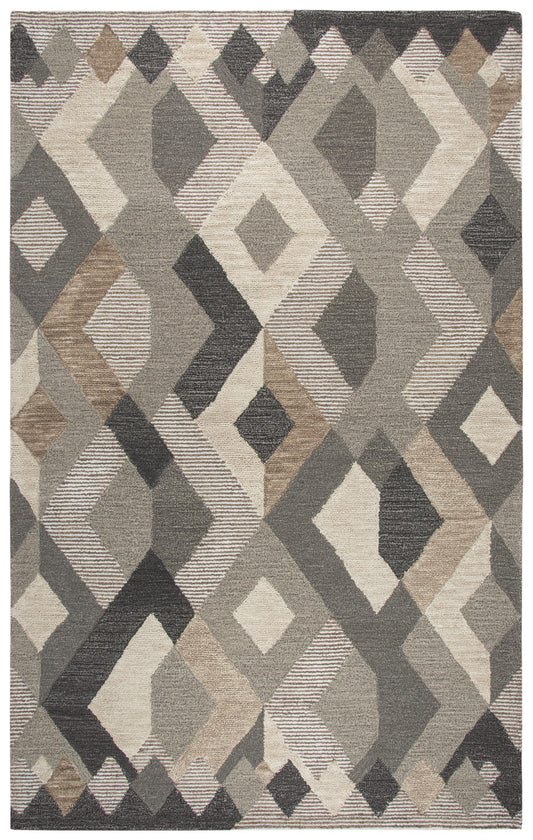 Idyllic ID926A Natural/Brown Hand Tufted Rug - Rizzy