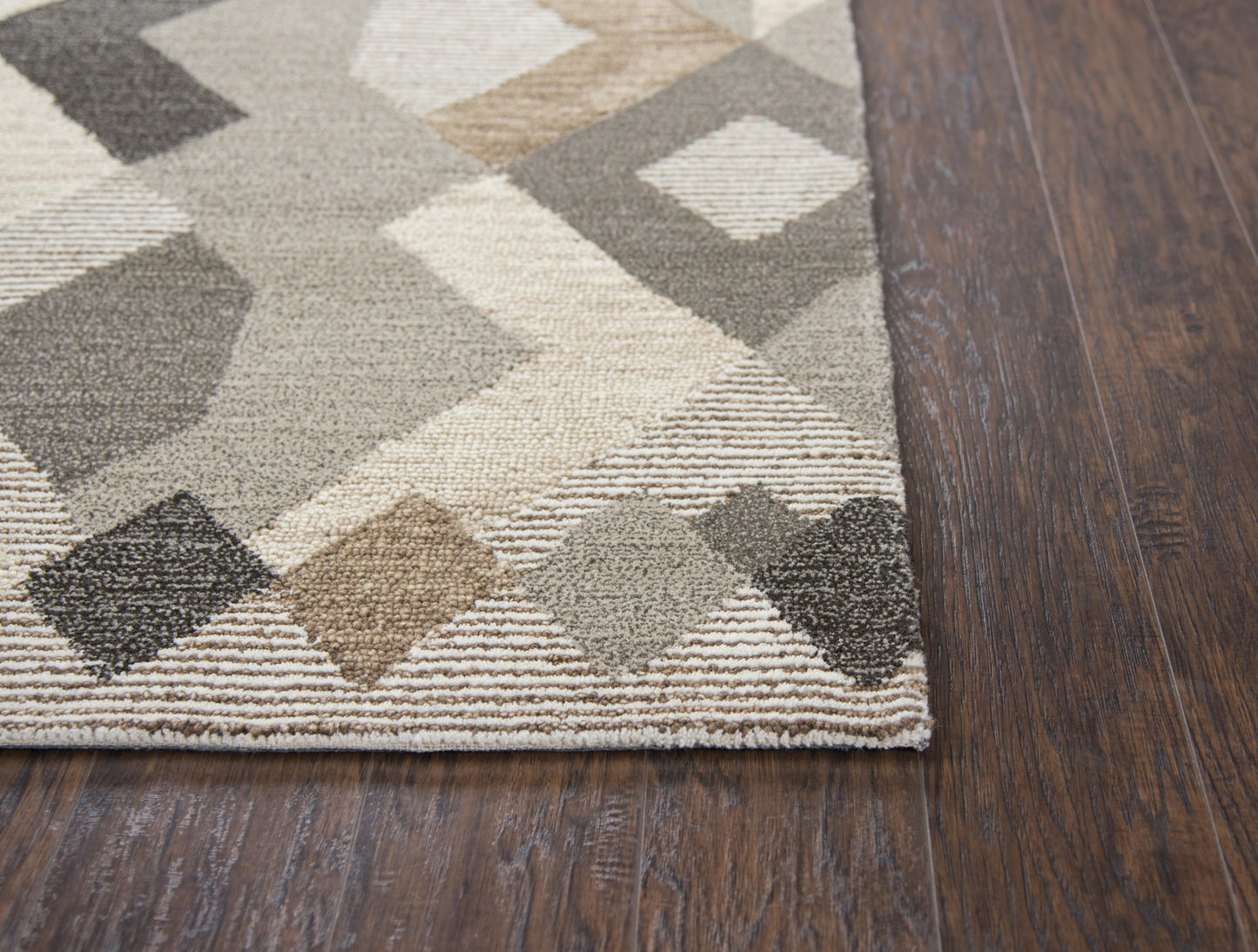 Idyllic ID926A Natural/Brown Hand Tufted Rug - Rizzy