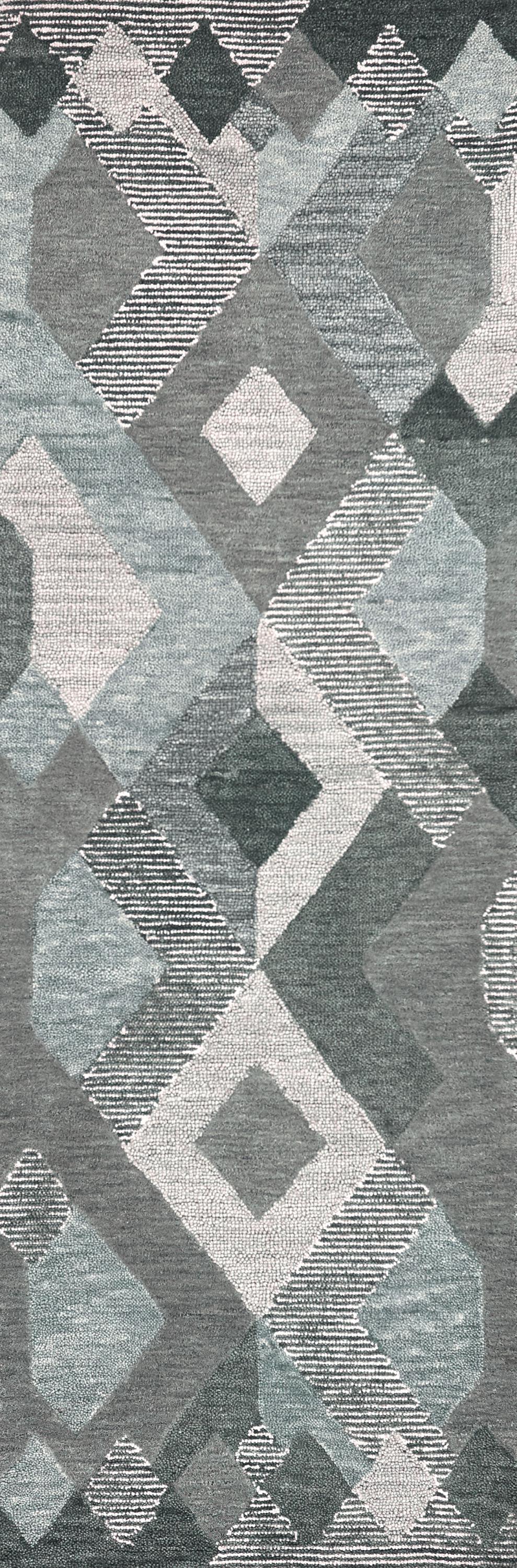 Idyllic ID927A Dark Gray Hand Tufted Rug - Rizzy