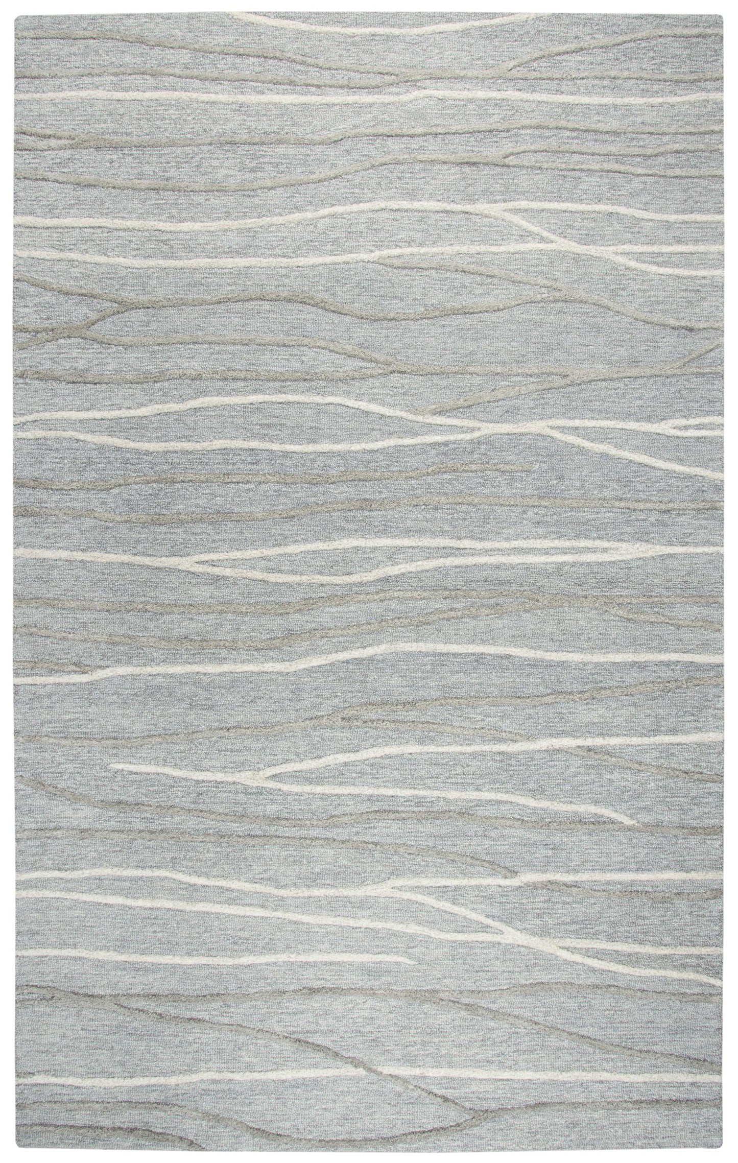 Idyllic ID968A Gray/Natural  Hand Tufted Rug - Rizzy