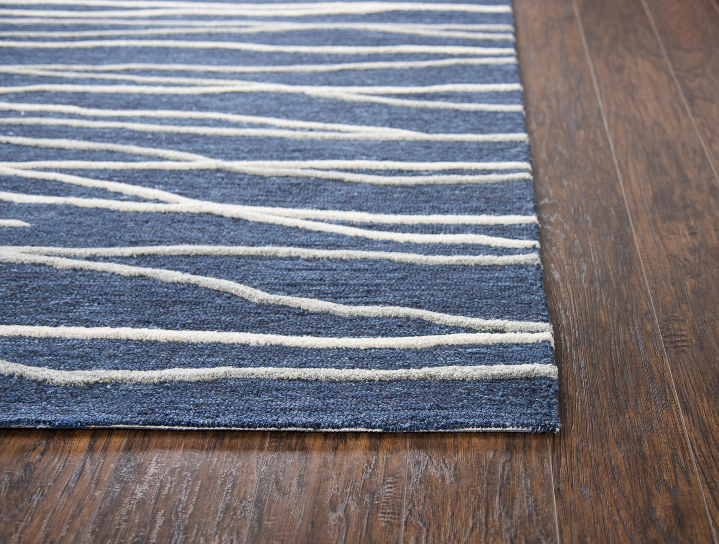 Idyllic ID970A Navy/Gray Hand Tufted Rug - Rizzy