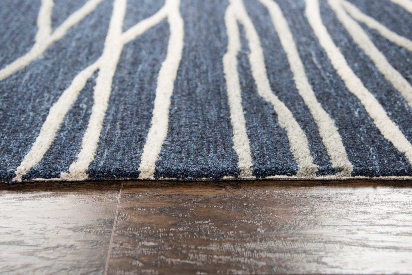 Idyllic ID970A Navy/Gray Hand Tufted Rug - Rizzy