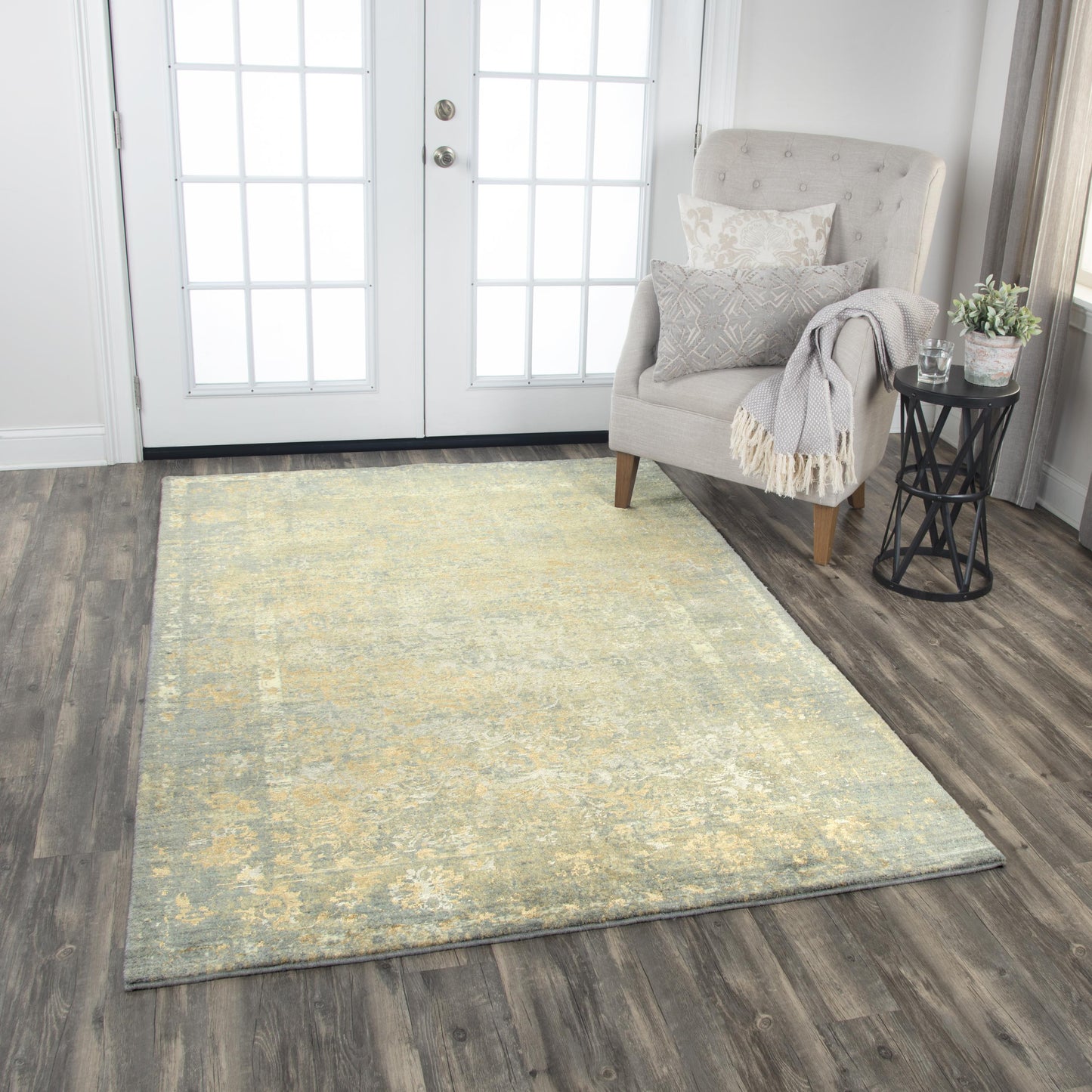 Impressions IMP102 Beige Hybrid Rug - Rizzy