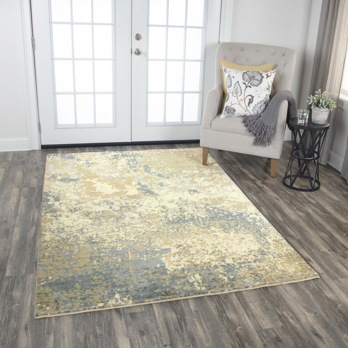 Impressions IMP103 Beige Hybrid Rug - Rizzy