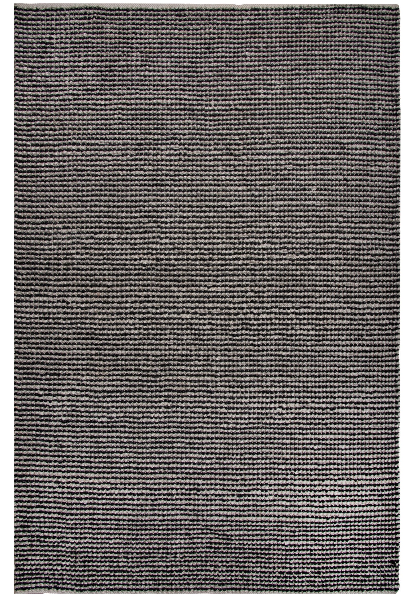 Infinity INF680 Black/Gray Hand Woven Rug - Rizzy