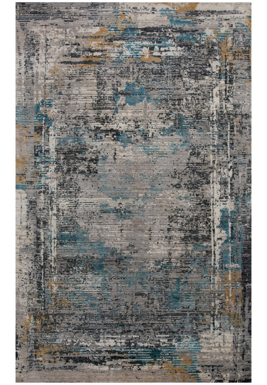 Intrigue ITG144 Gray Hybrid Rug - Rizzy