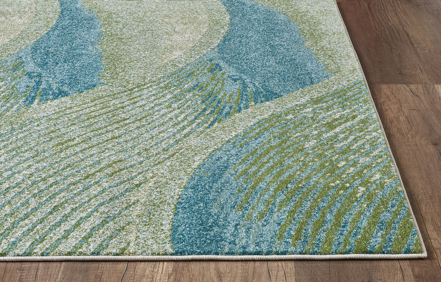 Illusions 6222 Ocean Breeze Machine Woven Performance Area Rug - Kas