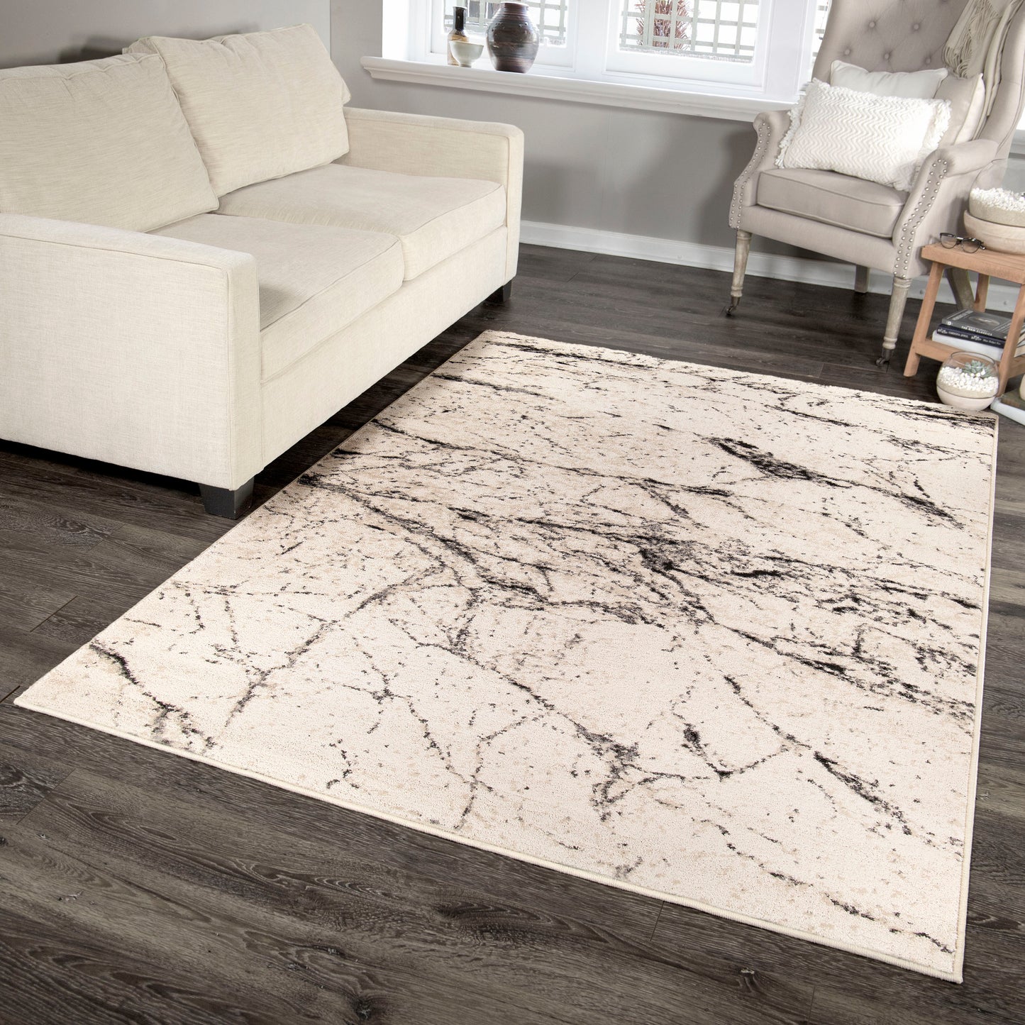 Illusions 9303 Soft White Rug - Orian