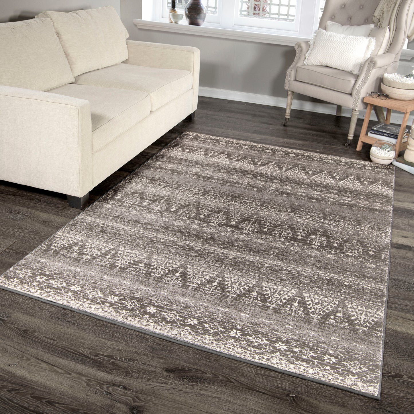 Illusions 9308 Taupe Rug - Orian