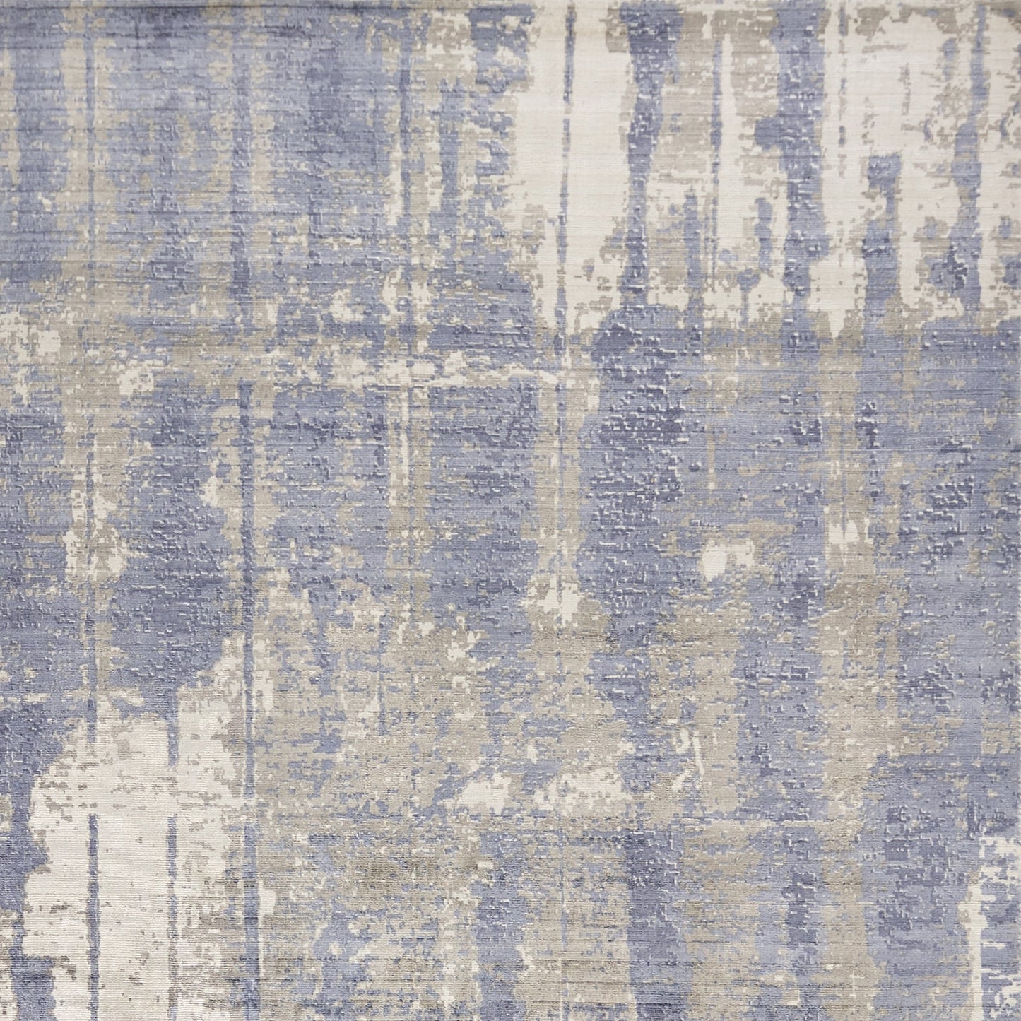 Indulge 0802 Grey/Blue Drizzle Hand Loomed Area Rug - Kas