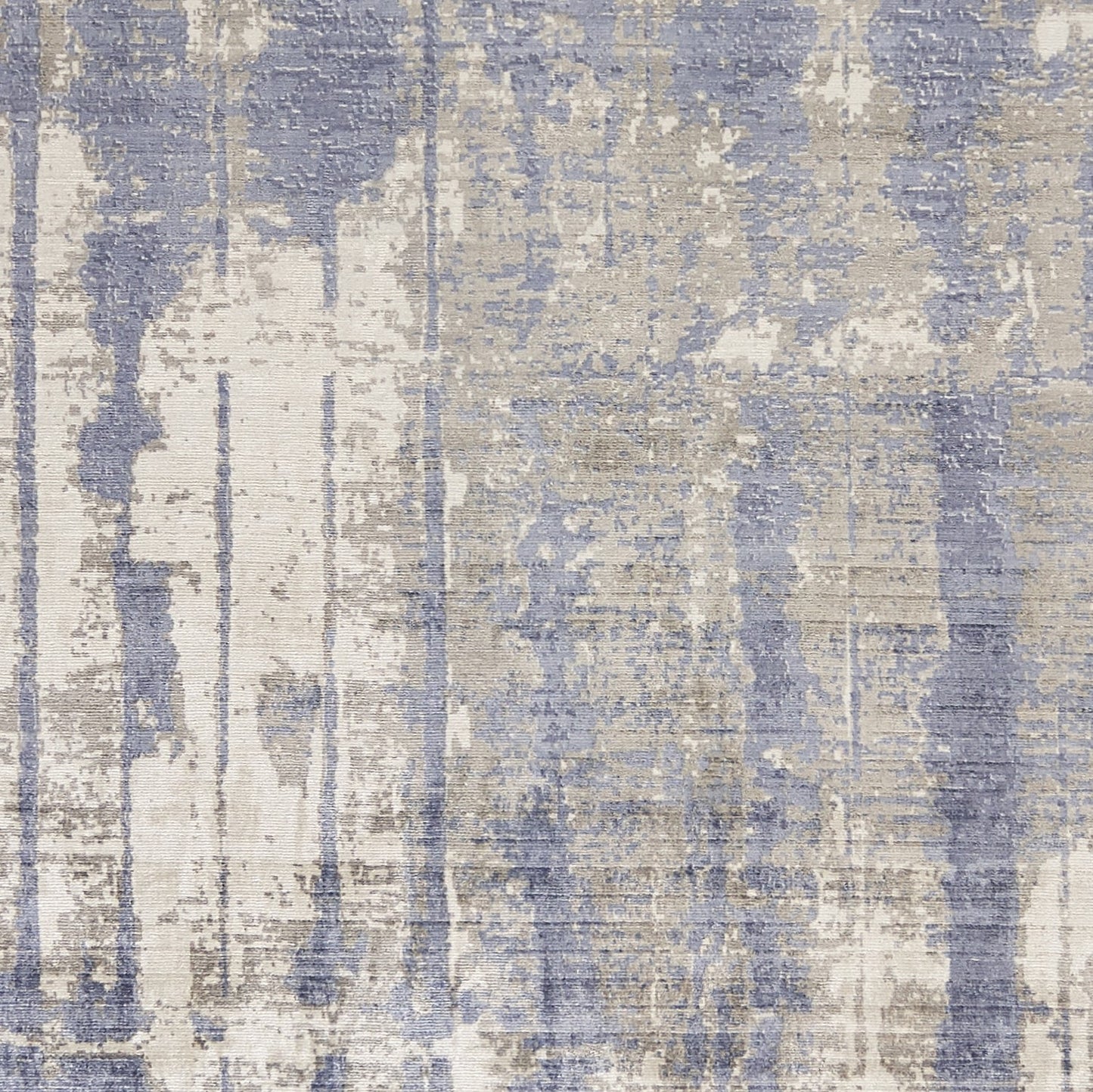 Indulge 0802 Grey/Blue Drizzle Hand Loomed Area Rug - Kas