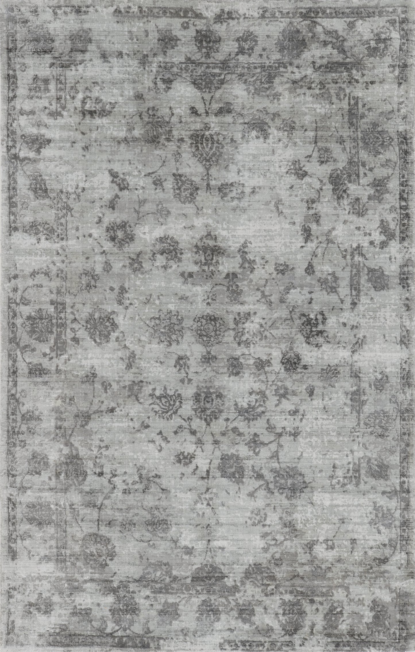 Indulge 0806 Grey Vintage Hand Loomed Area Rug - Kas