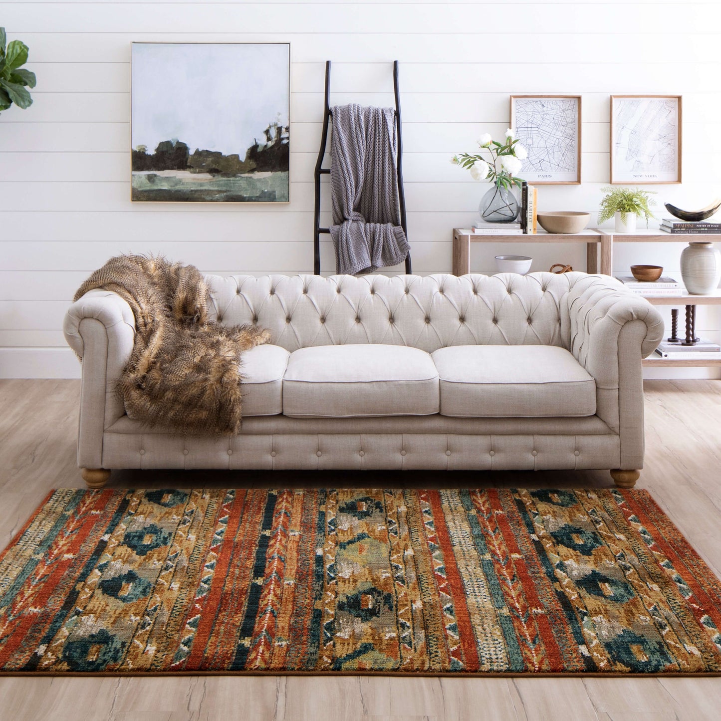 Karastan Rugs Infused Aquamarine Area Rug