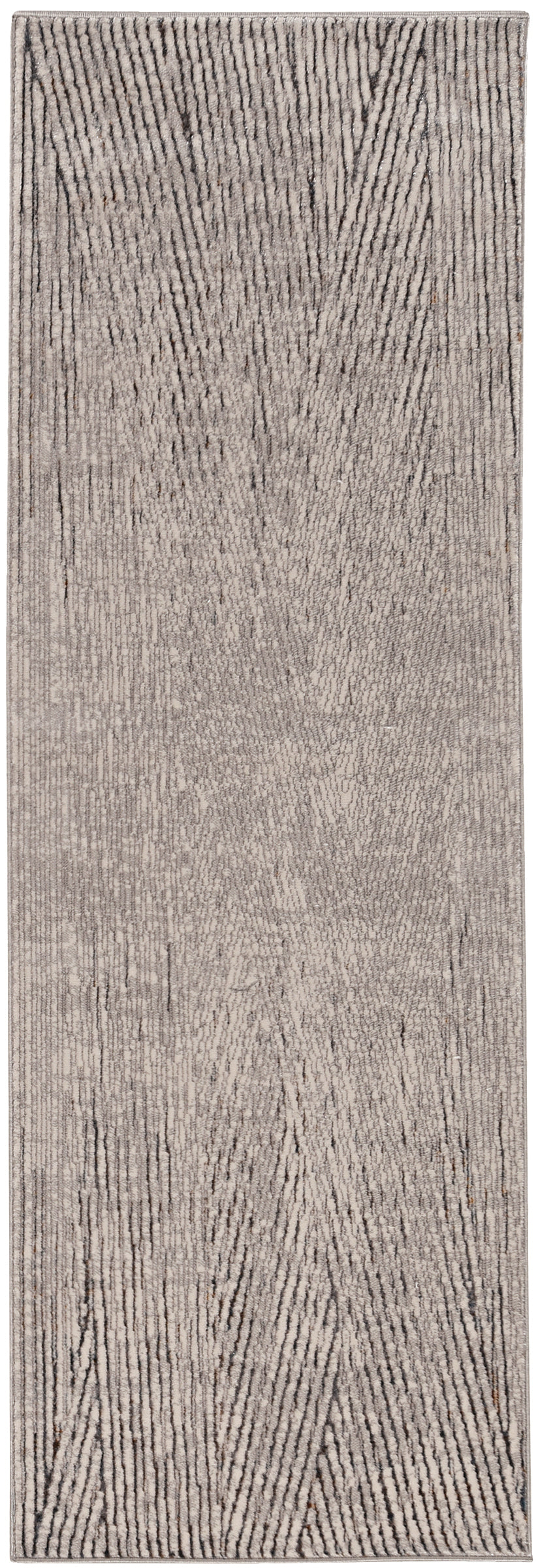 Inspire 7504 Ivory/Grey Parker Machine Woven Performance Area Rug - Kas