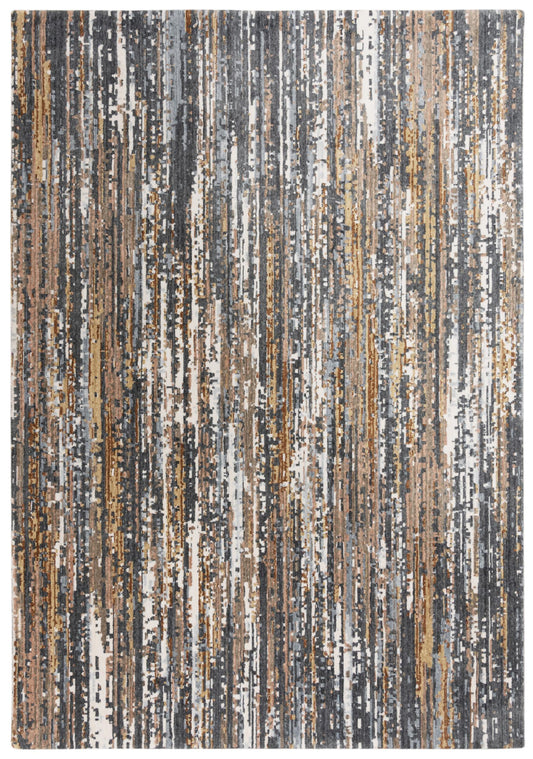 Jasper JAS734 Charcoal/ Multi Hybrid Rug - Rizzy