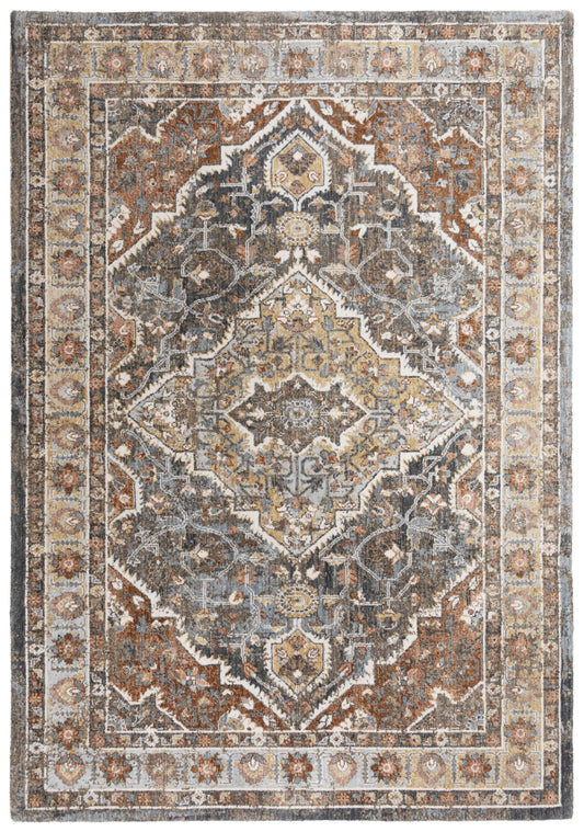 Jasper JAS736 Terracotta/Multi Hybrid Rug - Rizzy