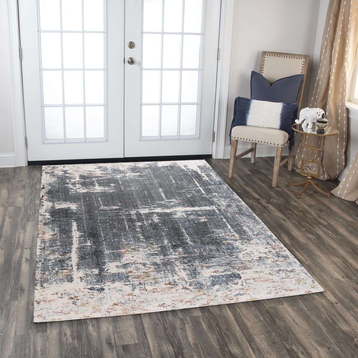 Jasper JAS740 Blue Hybrid Rug - Rizzy