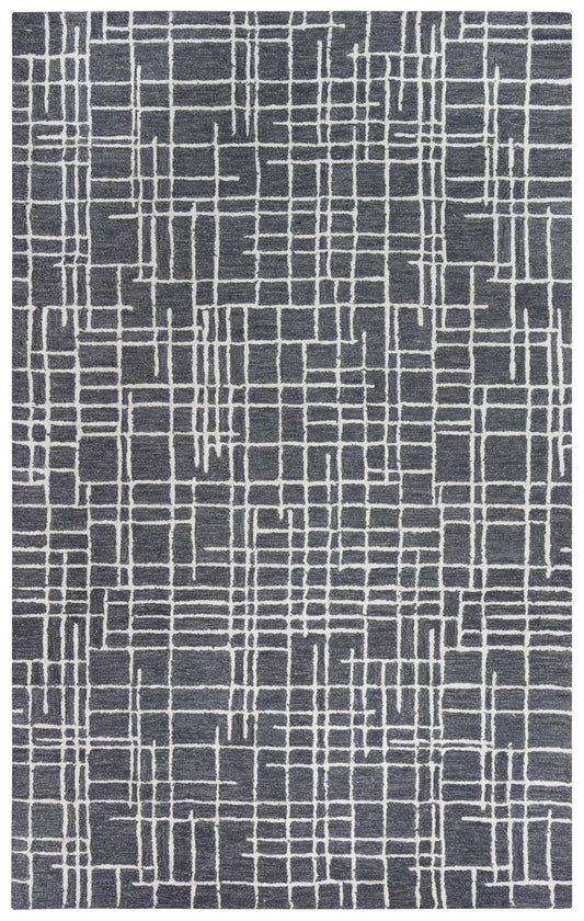 Jazz JZZ971 Charcoal Hand Tufted Rug - Rizzy