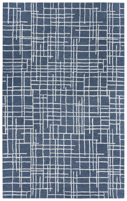 Jazz JZZ972 Blue Hand Tufted Rug - Rizzy