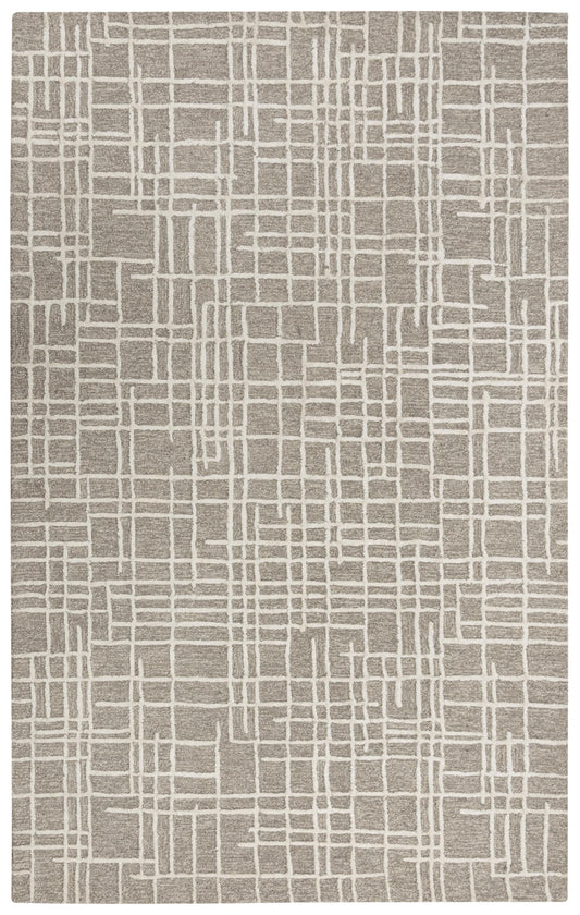 Jazz JZZ975 Gray/Natural Hand Tufted Rug - Rizzy