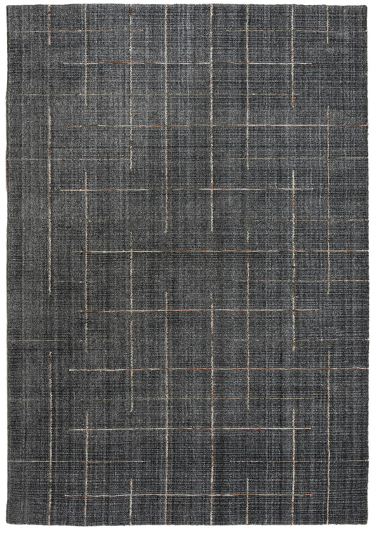 Kiki KIK697 Charcoal Hand Loomed Rug - Rizzy