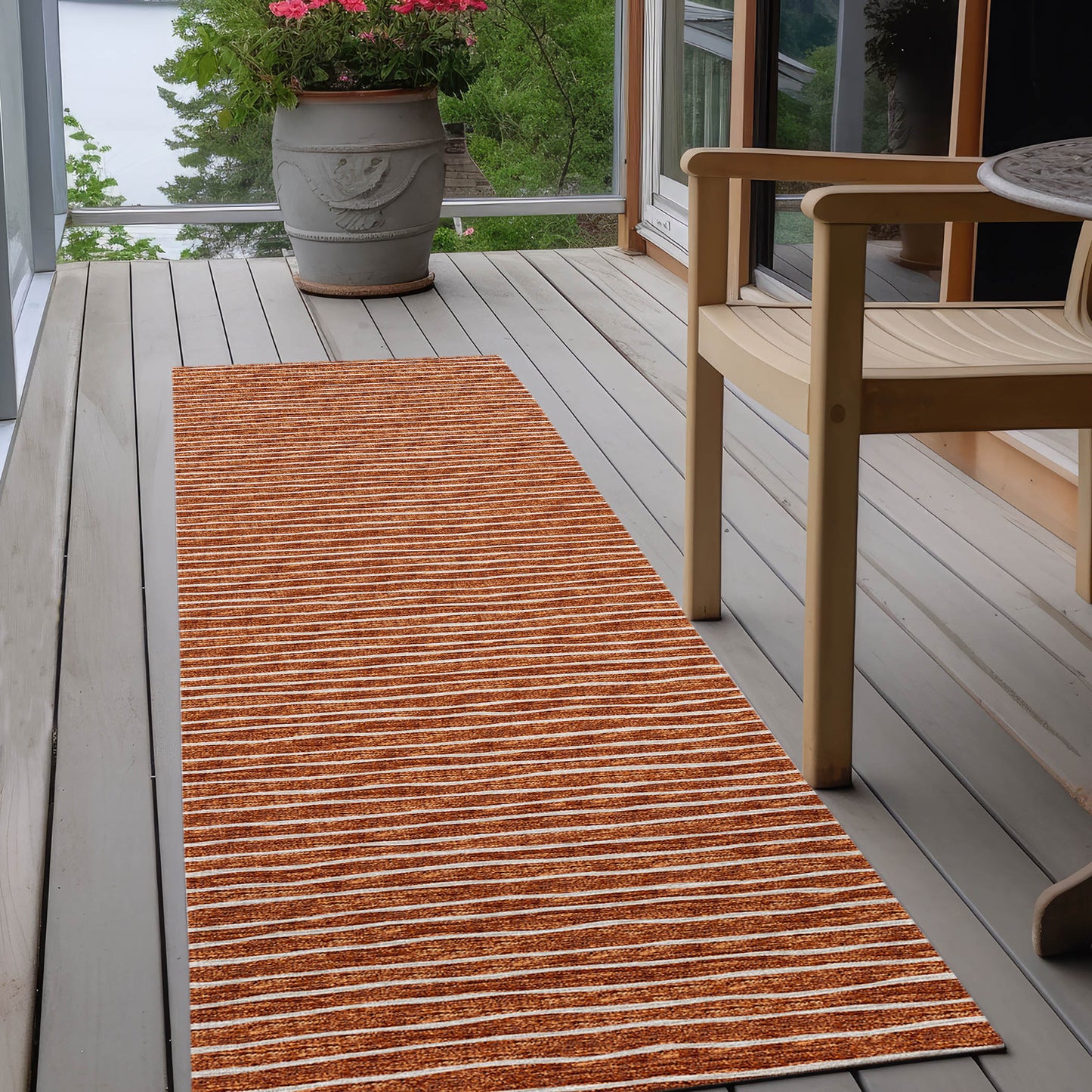 Indoor/Outdoor Laidley LA1 Paprika Washable