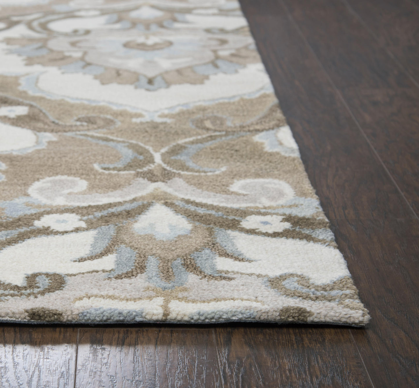 Leone LO9987 Mocha Hand Tufted Rug - Rizzy