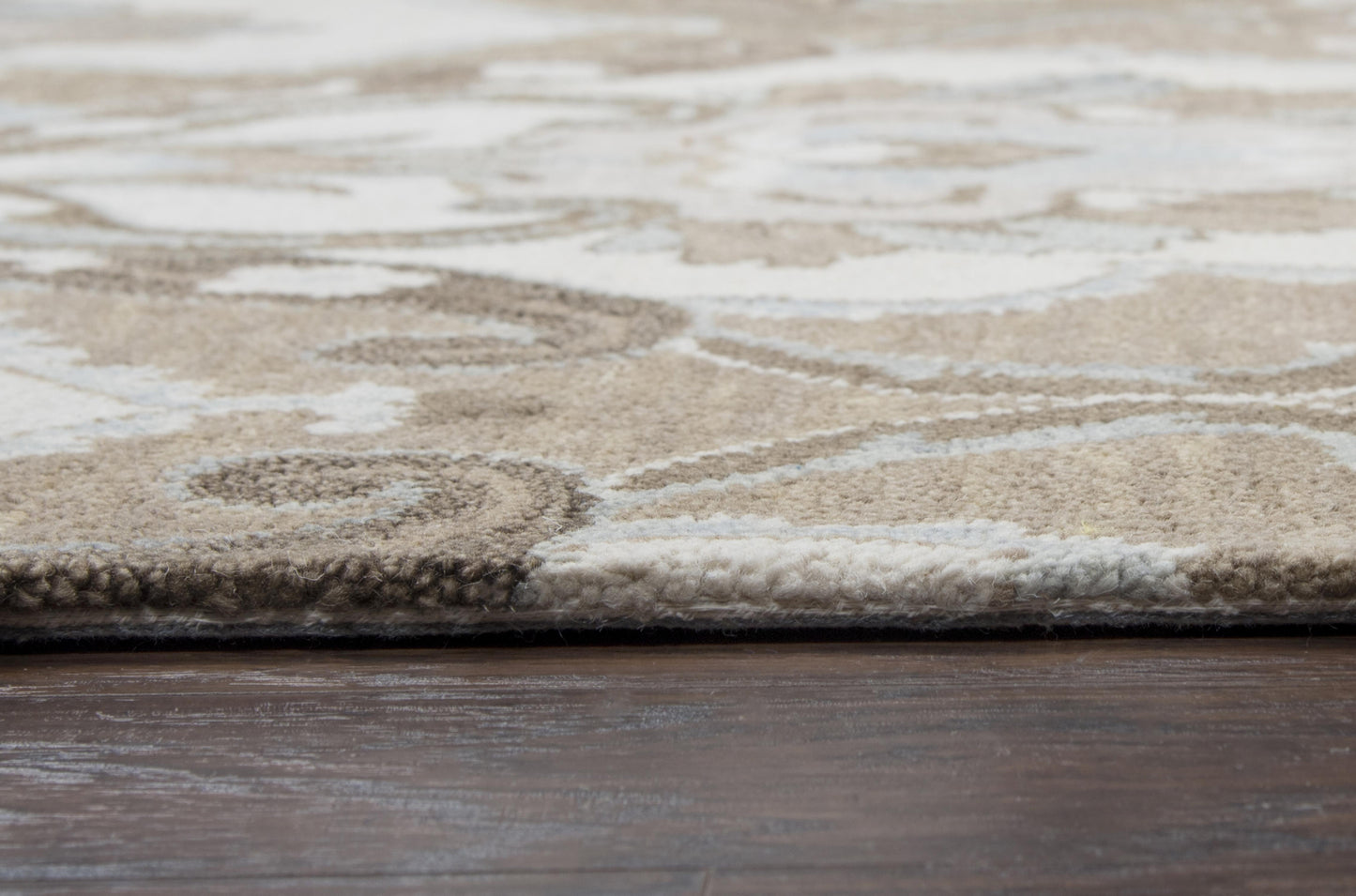 Leone LO9987 Mocha Hand Tufted Rug - Rizzy