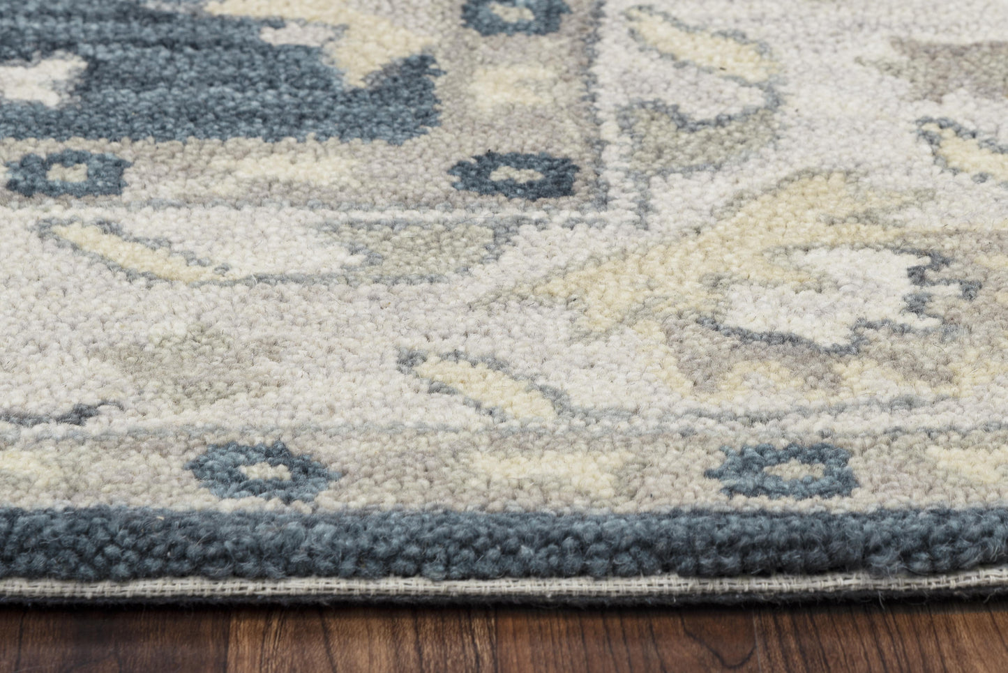 Leone LO9993 Blue Hand Tufted Rug - Rizzy